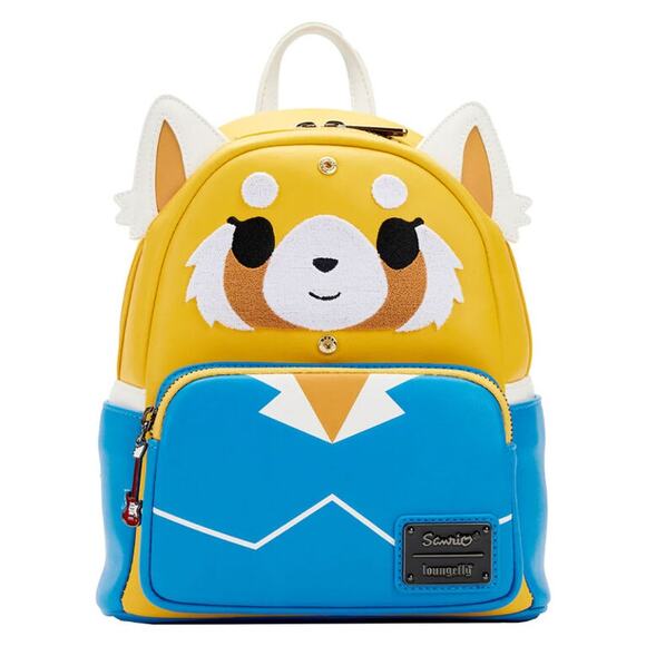 NWT Loungefly Sanrio Aggretsuko Two-Face Cosplay Mini Backpack - Picture 2 of 8